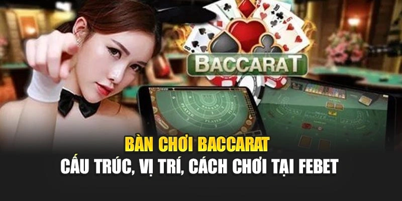 Bàn Chơi Baccarat – Cấu Trúc, Vị Trí, Cách Chơi Tại FEBET